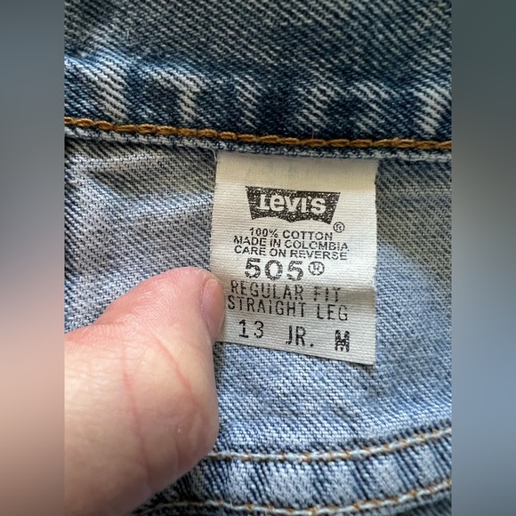 Vintage Levi's 505 High Waisted Mom Jeans 13 JR M. Excellent condition. - Picture 6 of 11